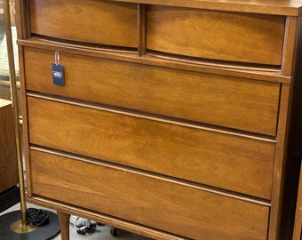Mid Century Modern Harmony House Highboy Dresser - Vintage