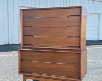 Vintage Kent Coffey Forum Highboy Dresser - MCM - Mid Century Modern