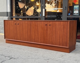 Vintage Danish Modern Teak Sideboard Credenza