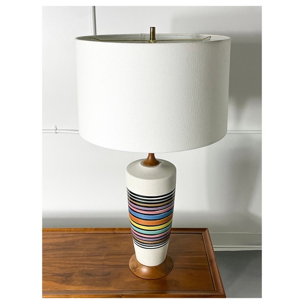 Mid Century Modern Table Lamp - Etsy