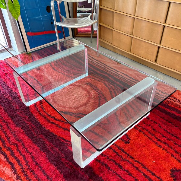 Glass Coffee Table Etsy