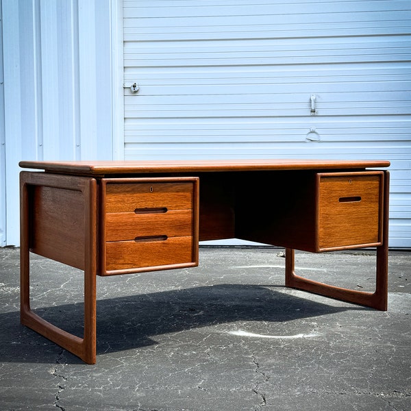 Teak Desk - Etsy