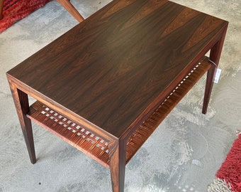 Vintage Restored Danish Modern Rosewood Side Table End Table By Severin Hansen - Danish Modern - MCM - Mid Century Modern