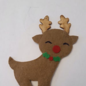 Reindeer Felt Ornament