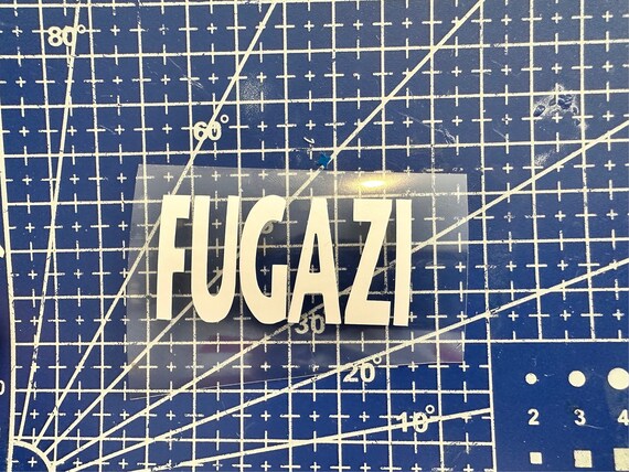 FUGAZI | Band | Vinyl Sticker Decal - Etsy