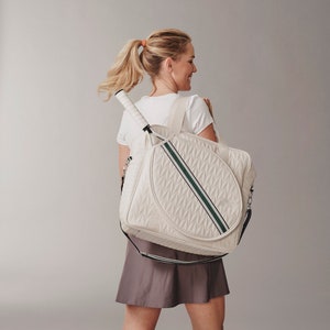 Sac de tennis Esserly | Cuir végétalien de haute qualité | Conception unique
