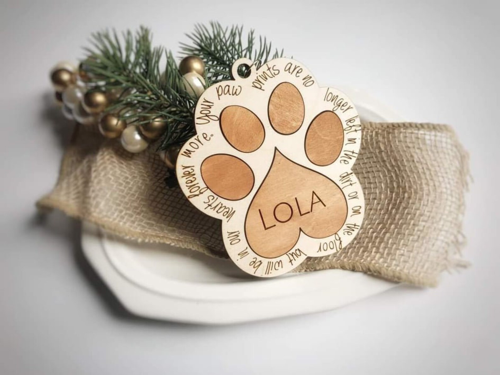 Dog Memorial Ornament Etsy