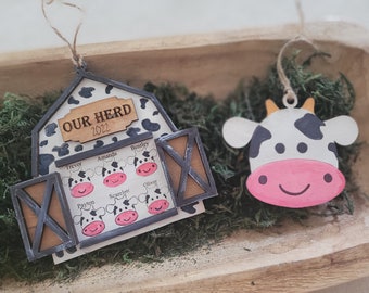 Our Herd Cow ornament Bundle SVG