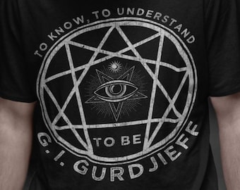 George I Gurdjieff, Enneagram, &quot;To Know, To Understand, To Be&quot; Unisex T-Shirt, Unisex Hoodie, Women&#39;s Racerback Tank Top