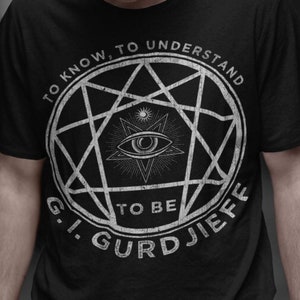 George I Gurdjieff, Enneagram, "To Know, To Understand, To Be" Unisex T-Shirt, Women's Fit TShirt, Unisex Hoodie, Women's Racerback Tank Top