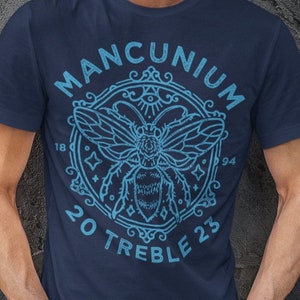 Manchester City FC, Treble Winners 2023, MCFC 1894, Mancunium Manchester Heritage Worker Bee Unisex T-Shirt