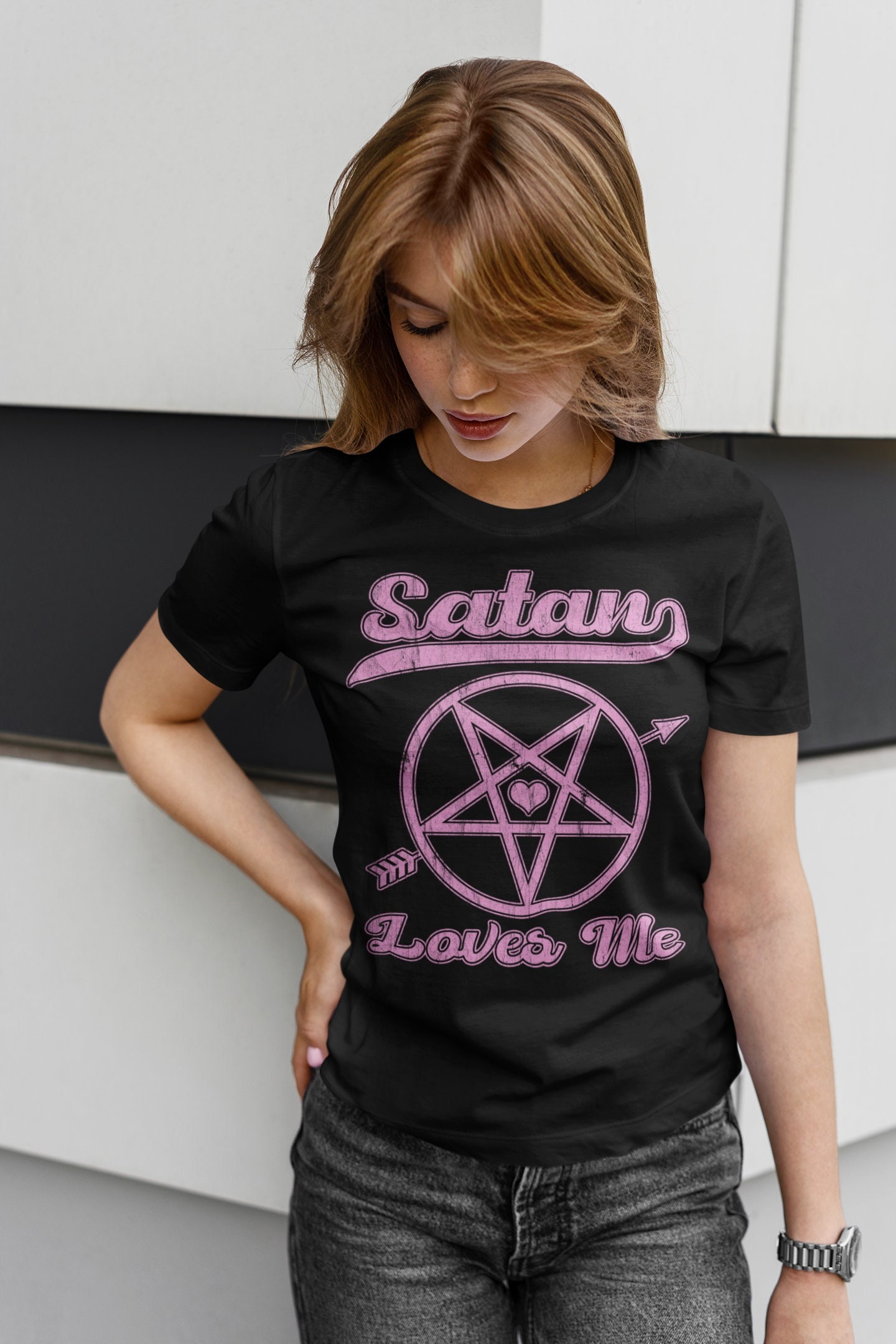 Satan Loves Me T-Shirt Satan Loves Me T-Shirt