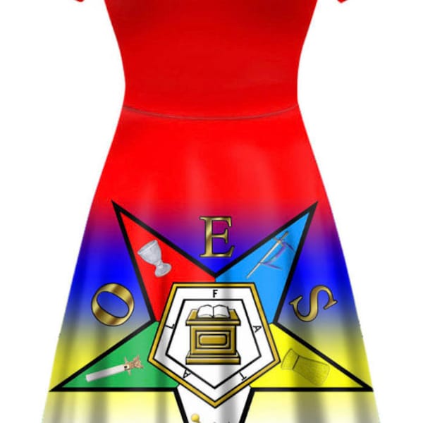 Order of Eastern Star Dress Etsy
