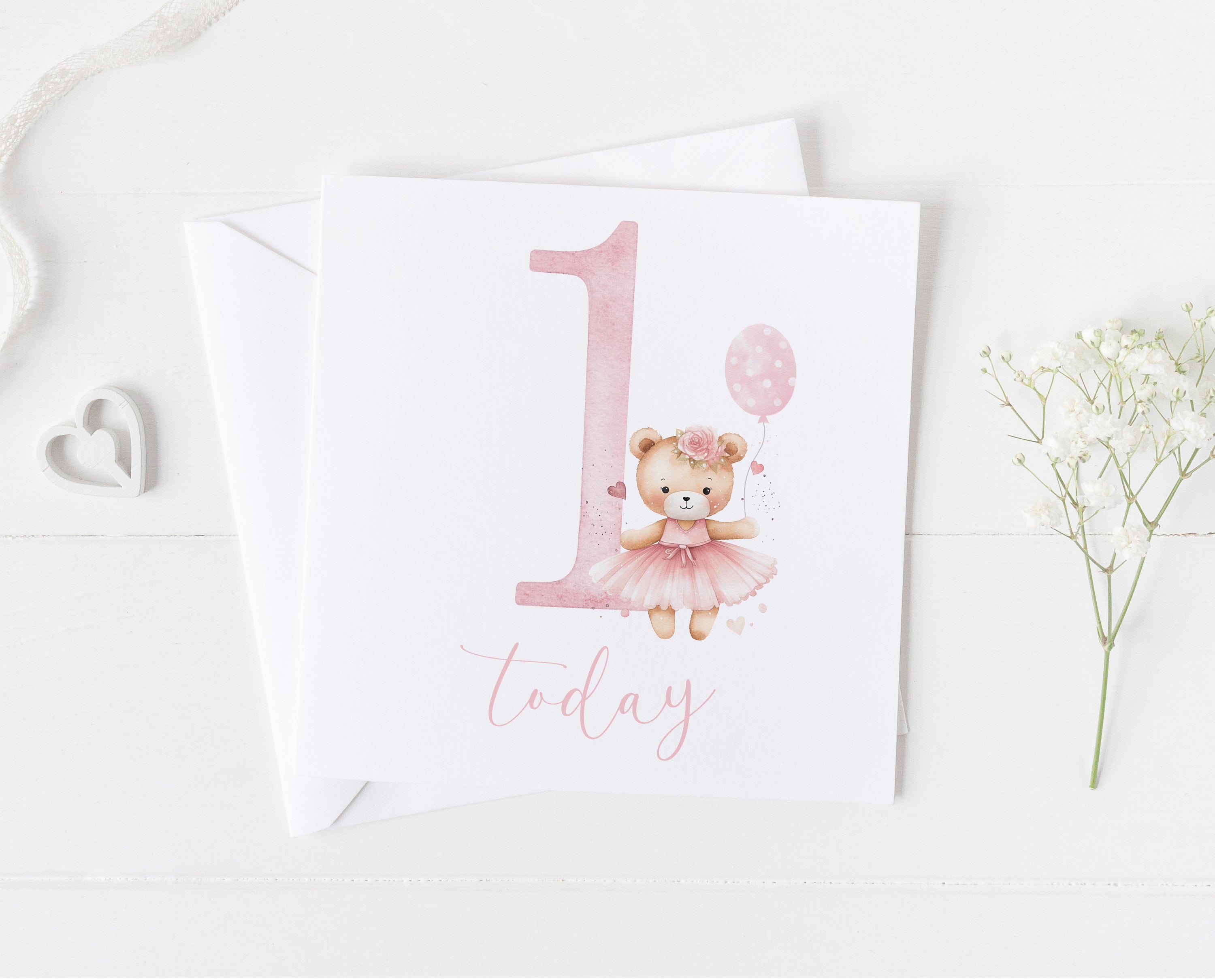 Pink Ballerina Teddy Bear 1st Birthday First Birthday Girls Etsy