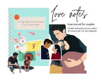 Liefdesverhaalboek en aandenkendoos - gepersonaliseerd| Verjaardagscadeau, plakboek voor stellen, romantisch cadeau