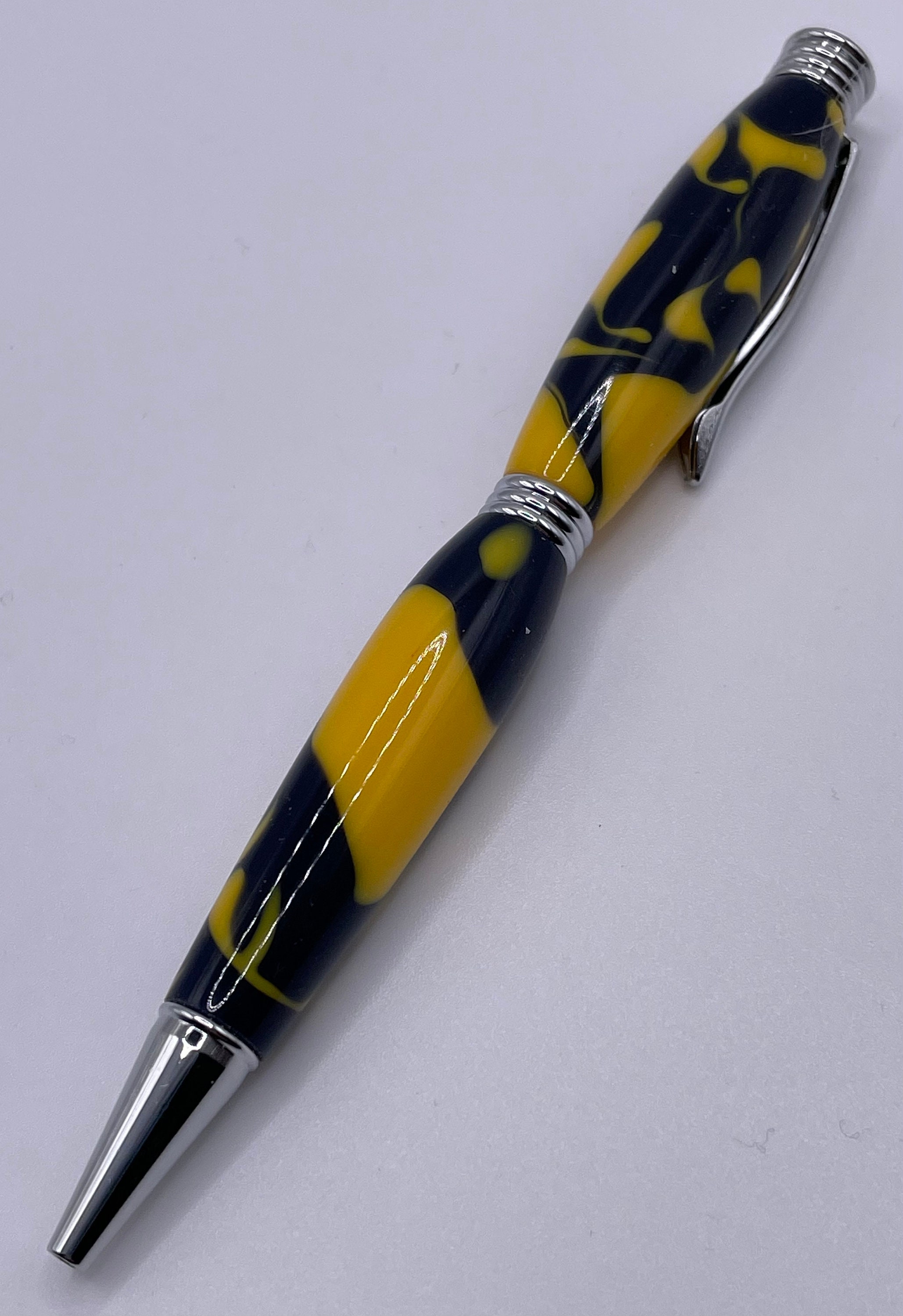 Maize and Blue Rhinestone Pen