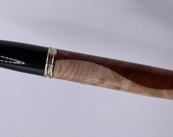 Custom Maple/Thuya Burl Hand Made &quot;Gatsby&quot; Ink Pen