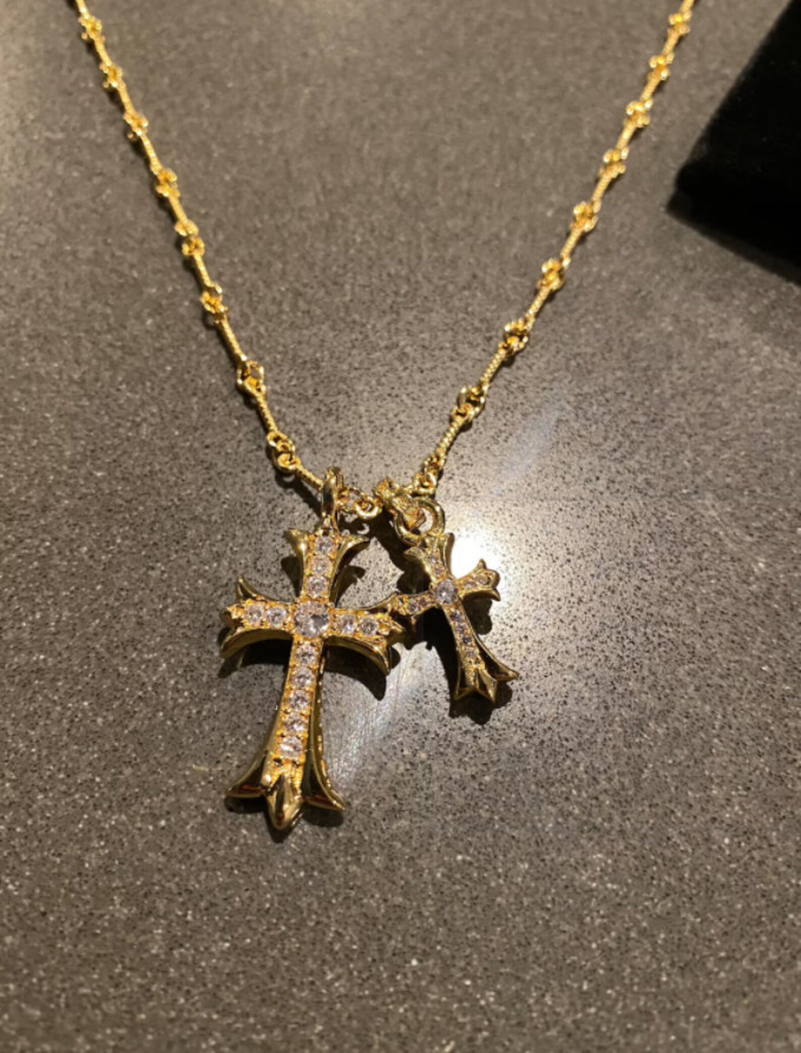 Chrome Hearts necklace cross style is very design cool and Etsy