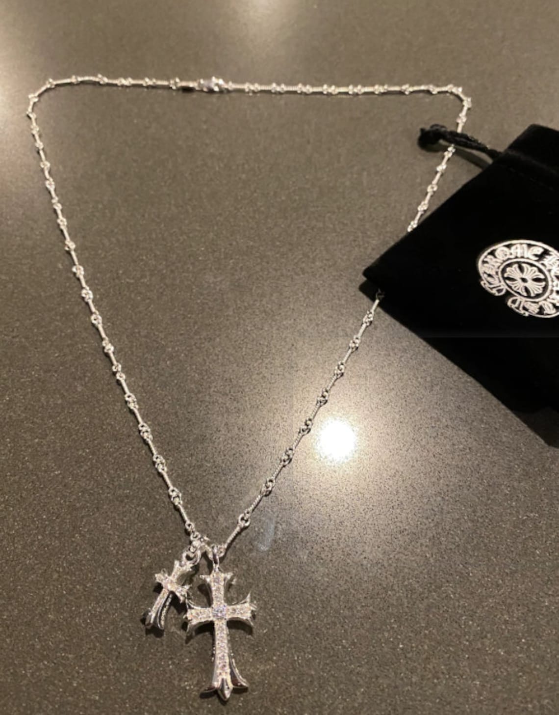 Chrome Hearts necklace cross style is very design cool and | Etsy