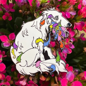 King of Worms Fursona Pin