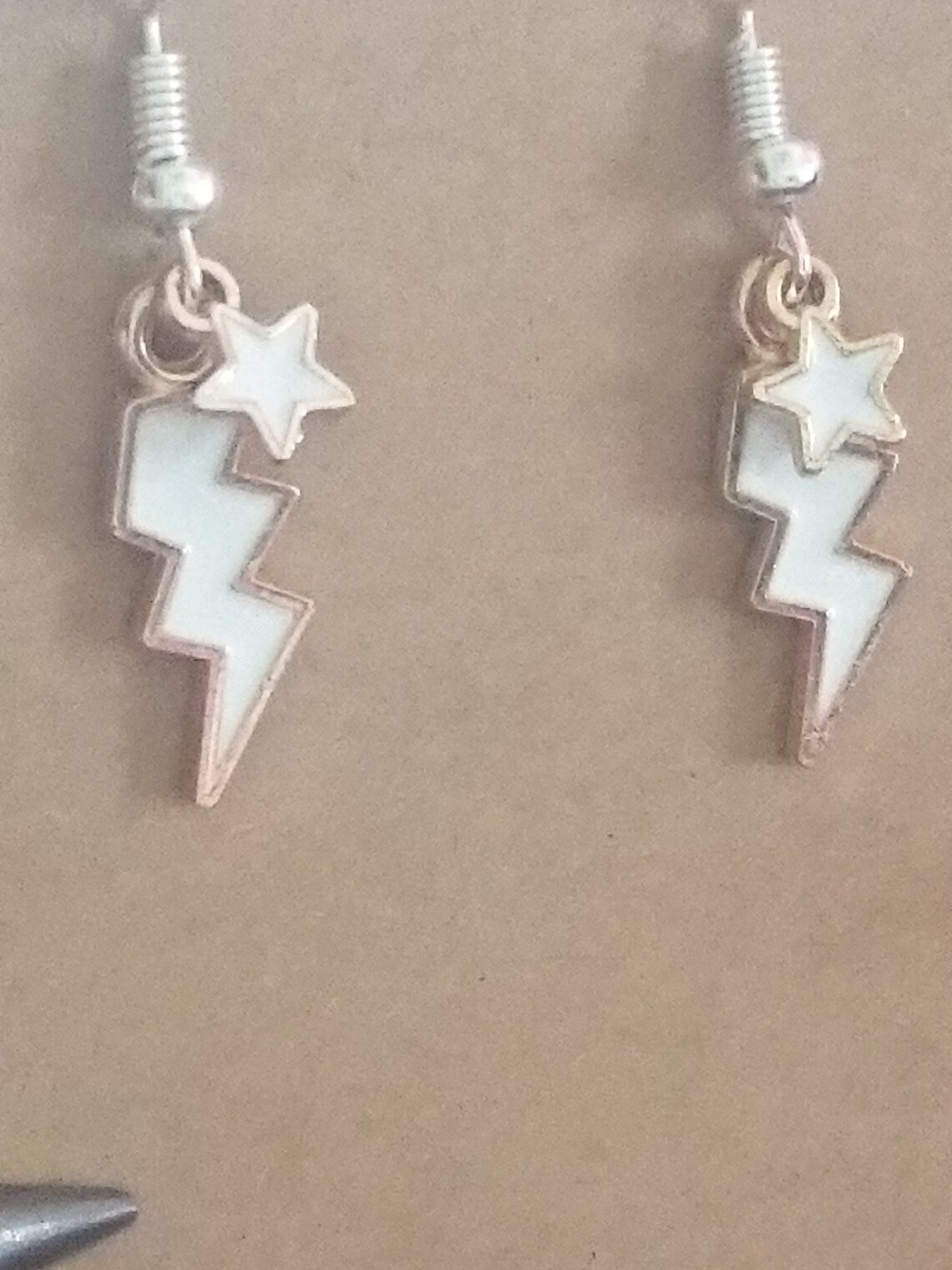 Cute lightning bolts with stars Etsy