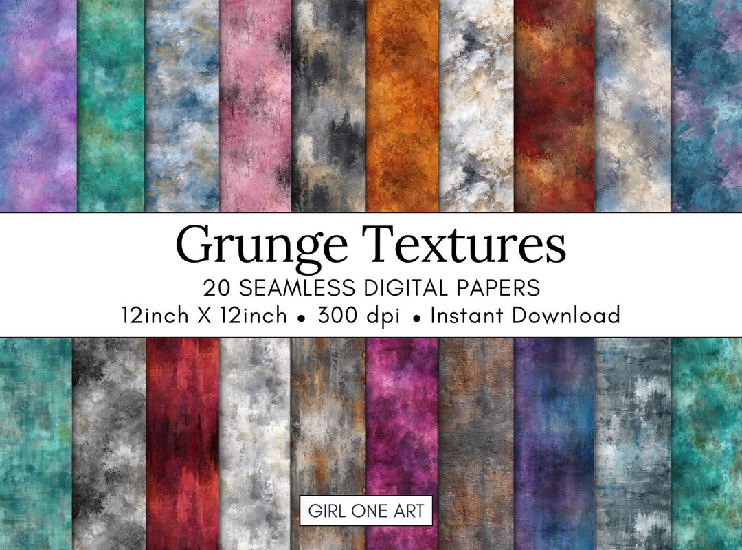 Stream Punk Texture Grunge Steampunk Textures: Seamless Digital Paper Pack (PDF Included ...
