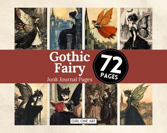 Pagine del diario di fate gotiche: effimeri fantasy vintage (download digitale)