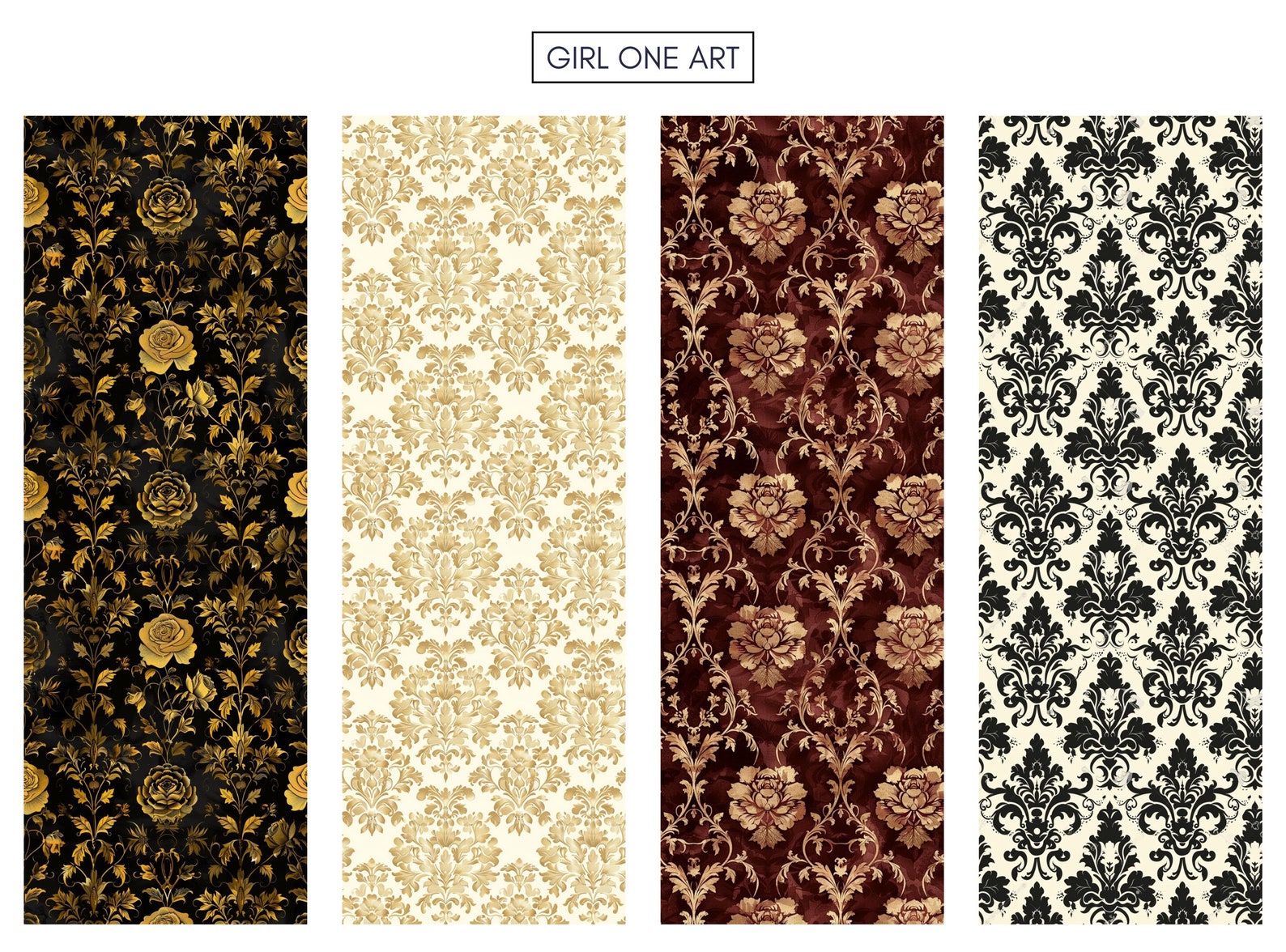 Vintage Gothic Seamless Papers Digital Download Commercial Use ...