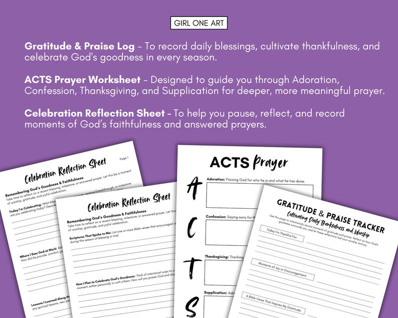 Praise Worksheet.pdf Daily Prayer Journal Prompts: Christian Devotionals, SOAP Bible Study ...