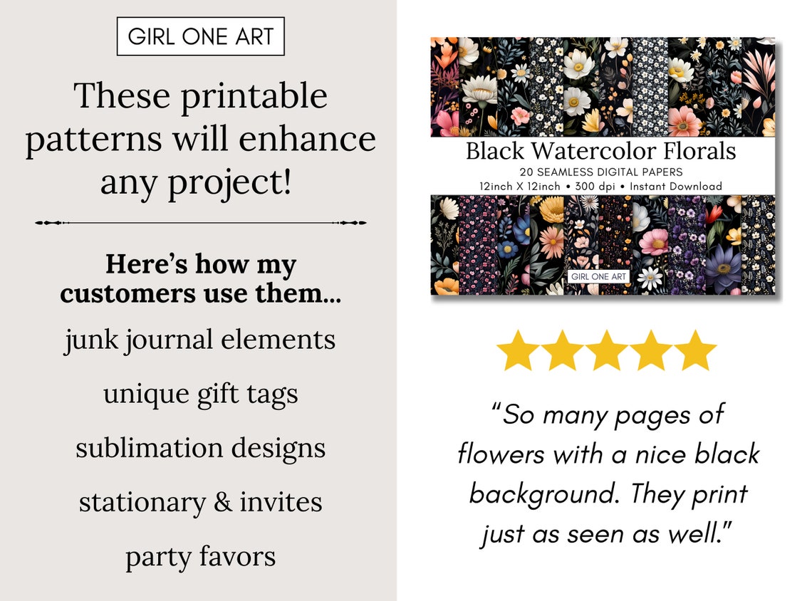 Vintage Gothic Seamless Papers Digital Download Commercial Use ...