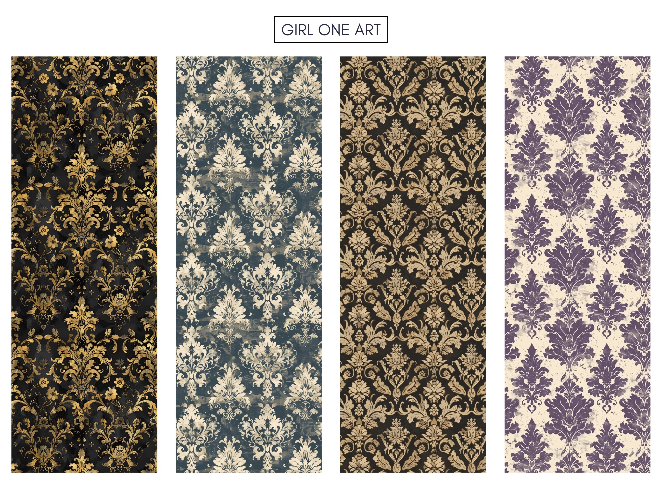 Vintage Gothic Seamless Papers Digital Download Commercial Use ...