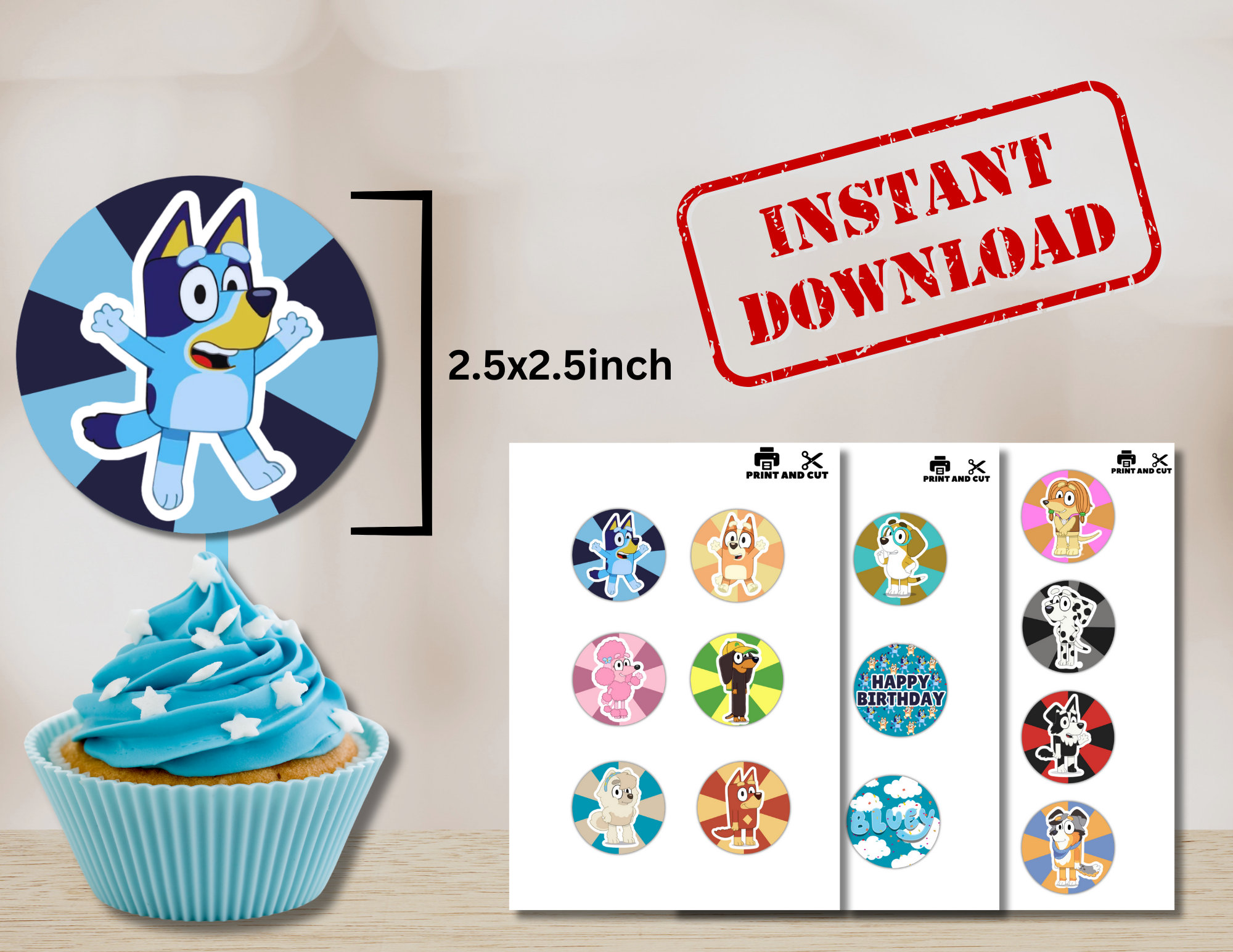 Give Thanks Cupcake-Topper – 24 Goldene Topper Für Thanksgiving, Geburtstag & Feiern
