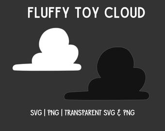 Toy story clouds SVG, cartoon cloud silhouette, kids cloud, white cloud clipart, nursery cloud file, cloud outline, fluffy cloud PNG