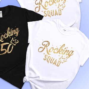 Rocking Squad, Birthday Squad Shirts, Birthday Trip Shirts, Birthday Group Party, Birthday Party Shirt, Birthday Group Shirts, Birthday Crew