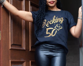 50th Birthday Gift, 50th Birthday Shirt, Birthday shirt women, 50th Birthday Bling Shirt, Birthday Shirt, 50 Birthday Shirt, 50 AF, Fifty AF