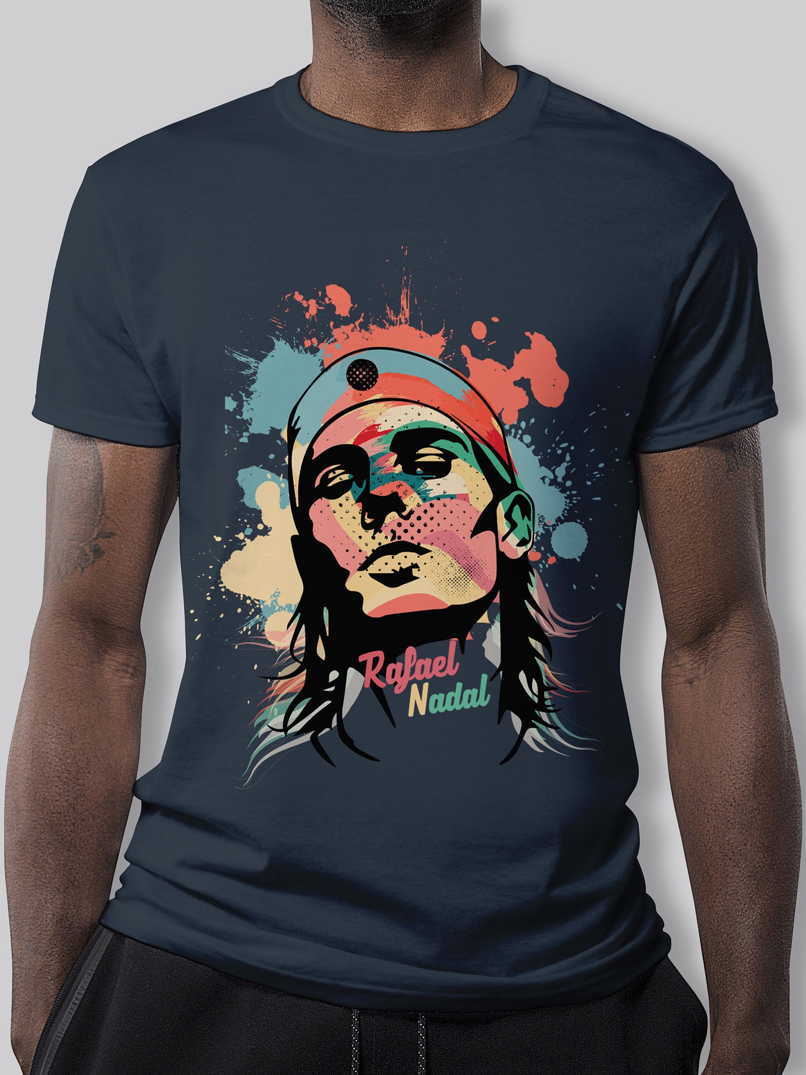 rafael nadal blue shirt