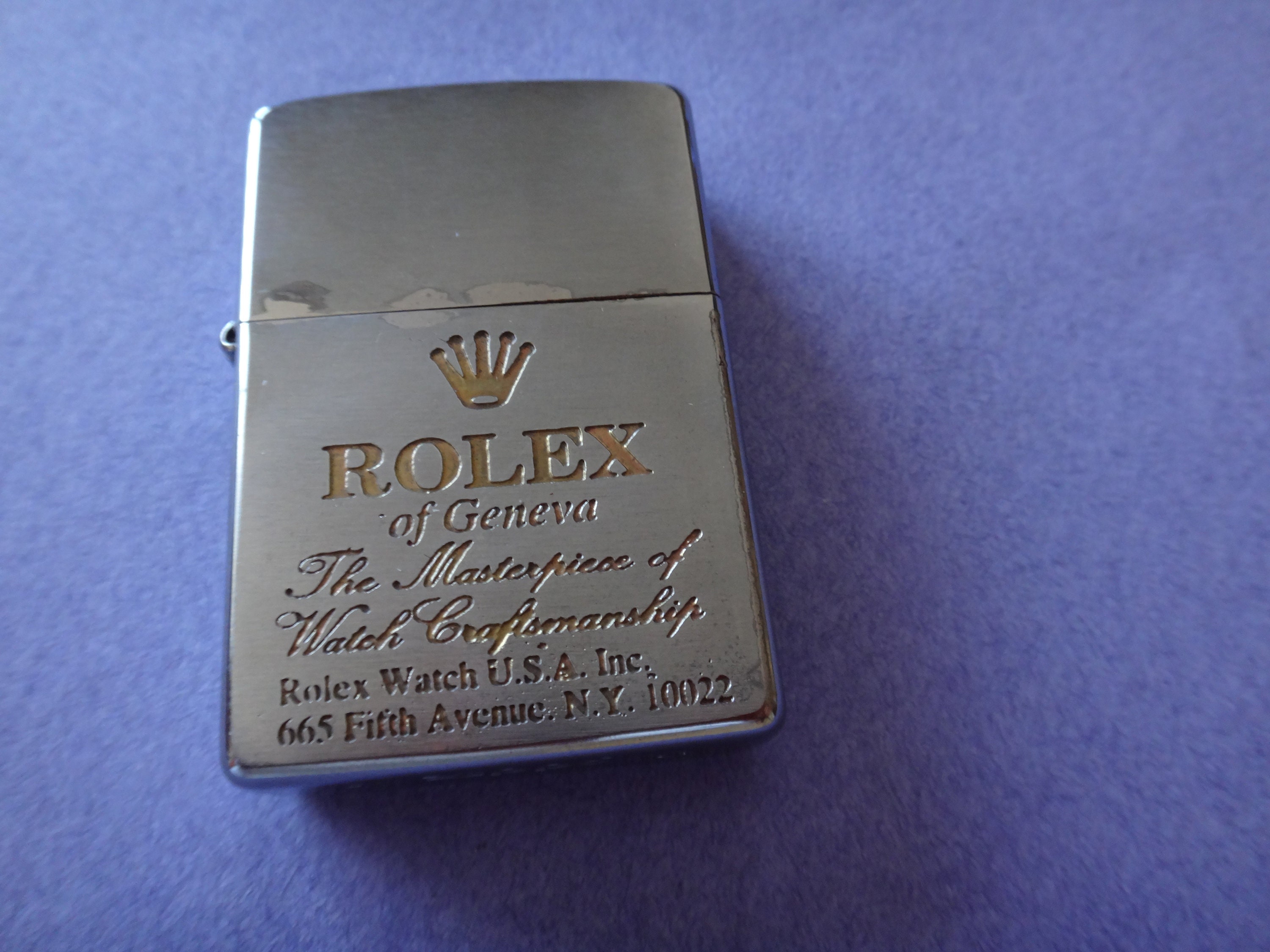 【未使用】92年製 ロレックス ROLEX シルバー Zippo