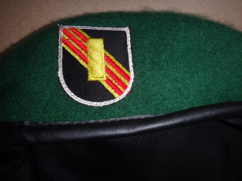Vietnam War US Army 5th Special Forces Group 2nd LIEUTENANT Green Beret ...