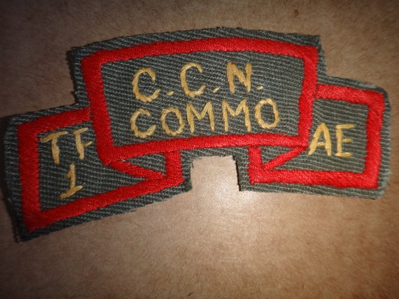 Hand Made Cloth Subdued Scroll Patch Vietnam War … - image 1