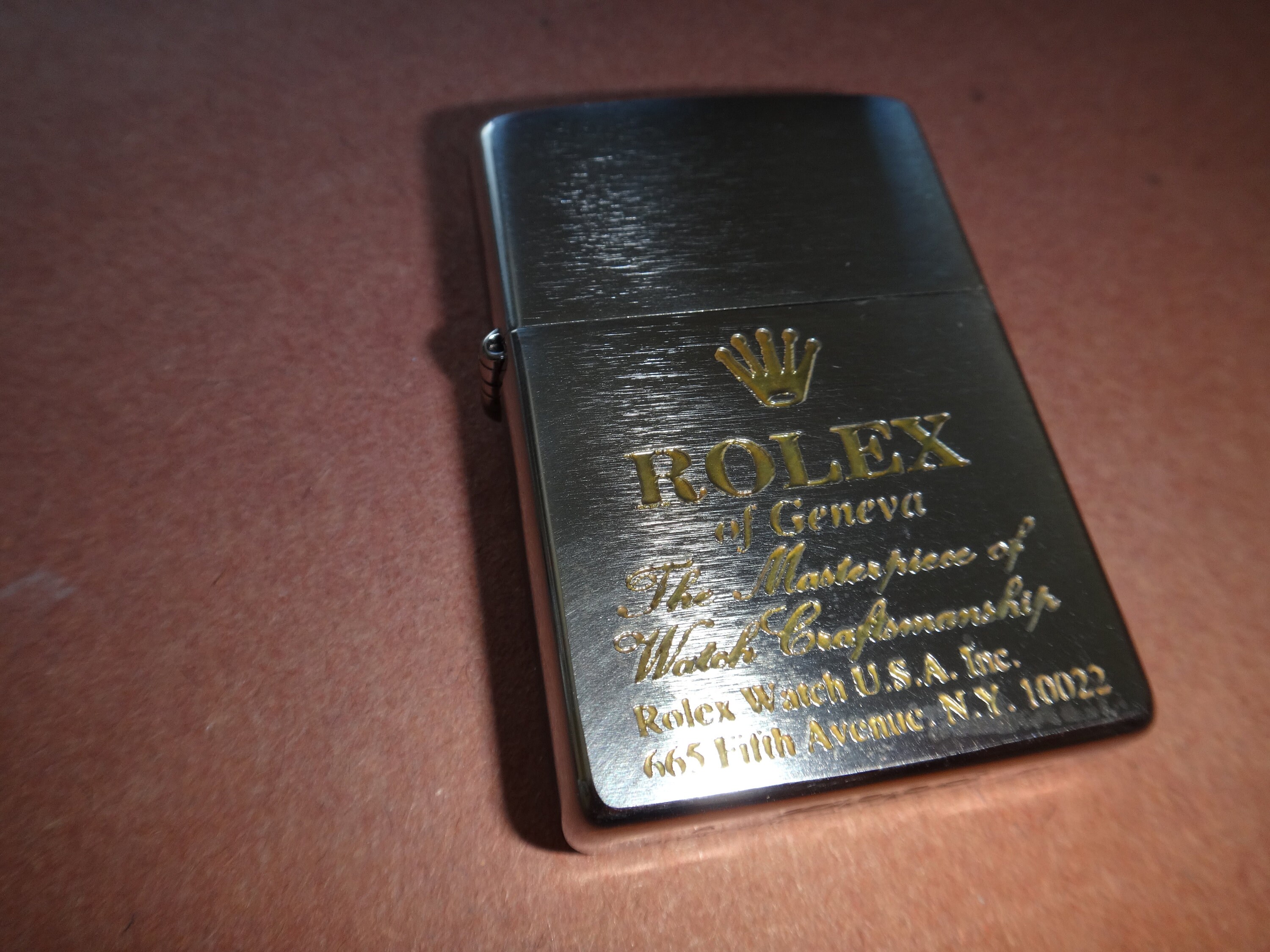 Year 2021 Zippo Lighter ROLEX of Geneva - Masterpiece of