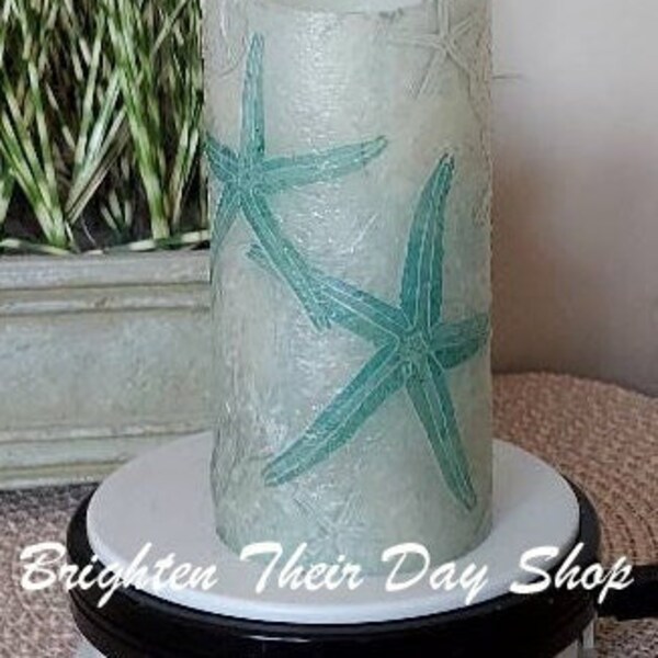 Starfish Candle Etsy