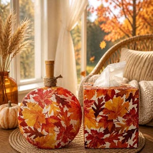 Decorative Fall Bottle Light-Up w/Timer: Fall Accent Decor