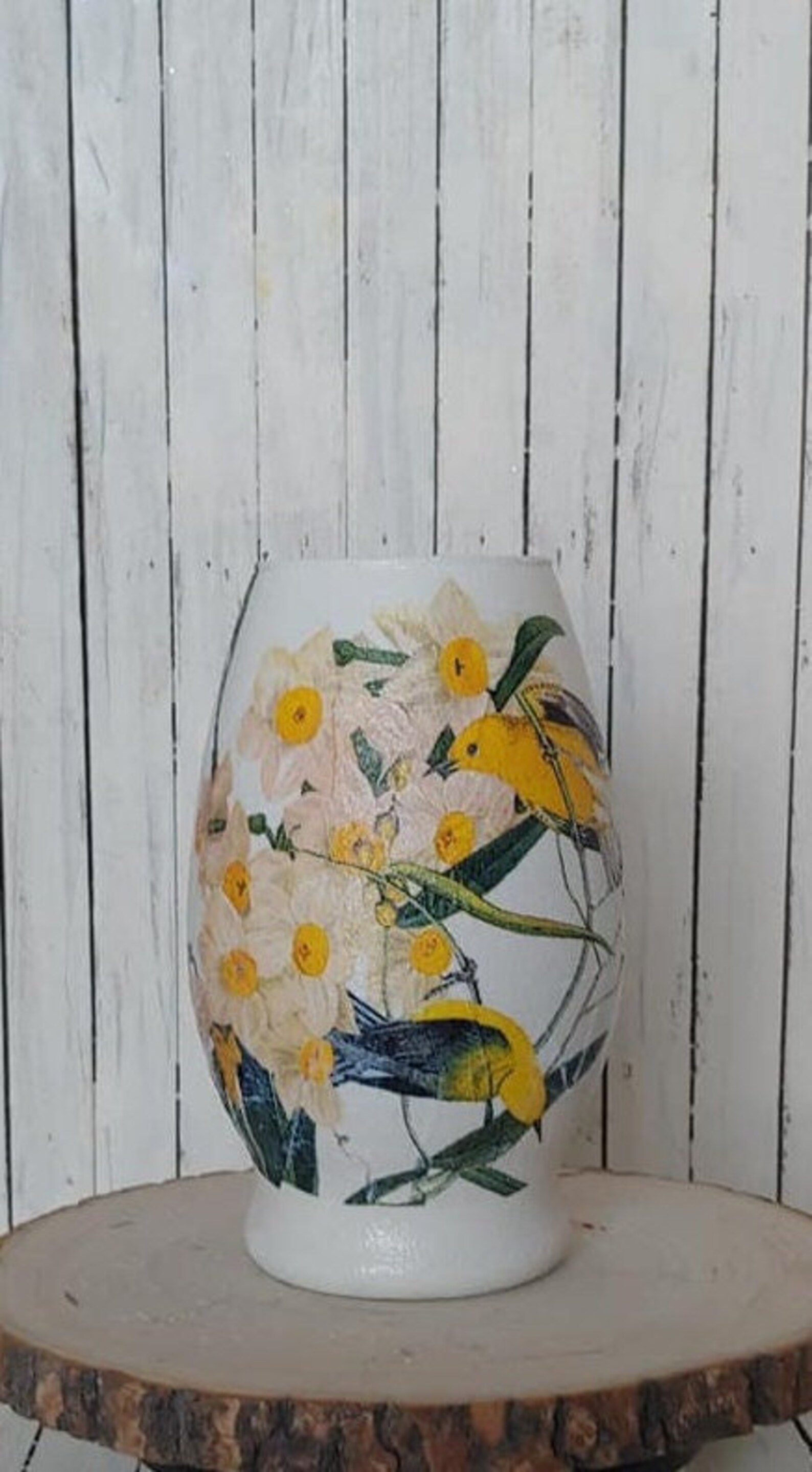 Daffodil Vase Daffodils Vase Daffodil Decoration Daffodil Etsy