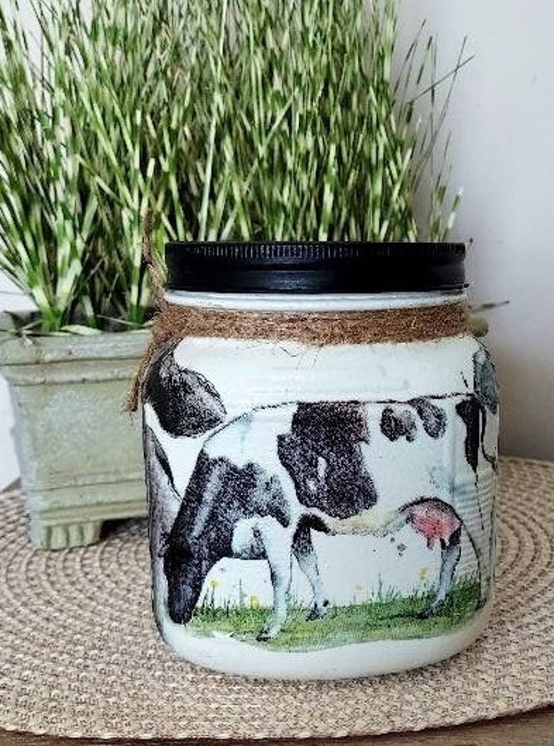 COW CANISTER SET Cow Canisters Cow Kitchen Canisters Cow Etsy