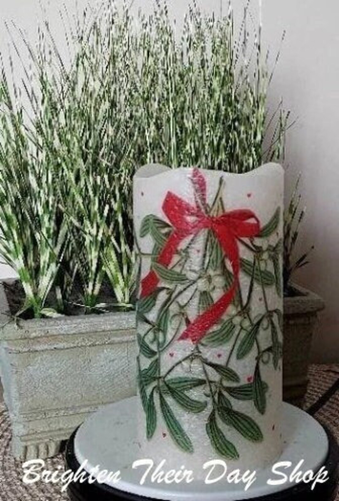 CHRISTMAS FLAMELESS CANDLE W/timer, Christmas Candle, Flameless Candle