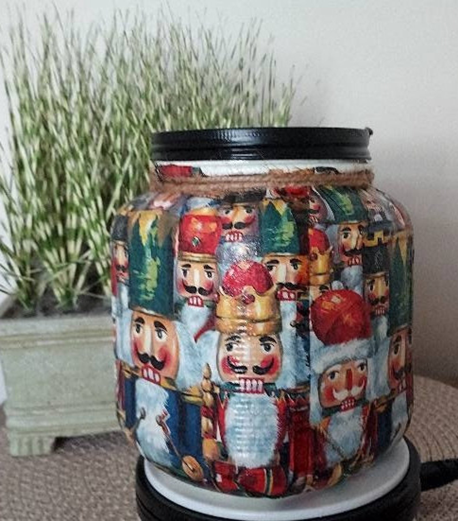 NUTCRACKER Cookie Jar Nutcracker Snack Jar Nutcracker Etsy
