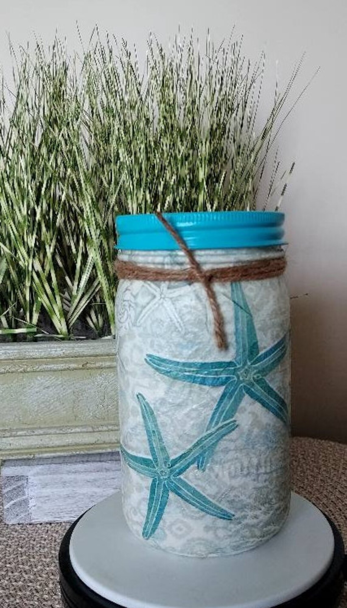 BEACH Mason Jar Canister Beach Canister Beach Gift Beach Etsy