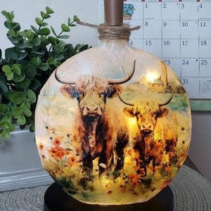 FARM Light-Up Bottle, Farmhouse Lit Bottle, Lighted Decor, Lighted Decoration, Barn Lover Gift, Farmhouse Night Light, Farmhouse Gift