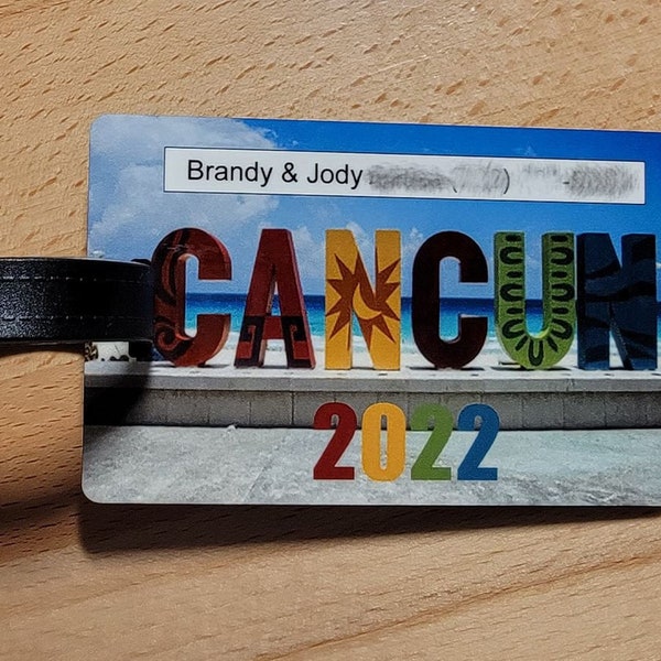 Personalized Custom Luggage Tags (Sublimation)