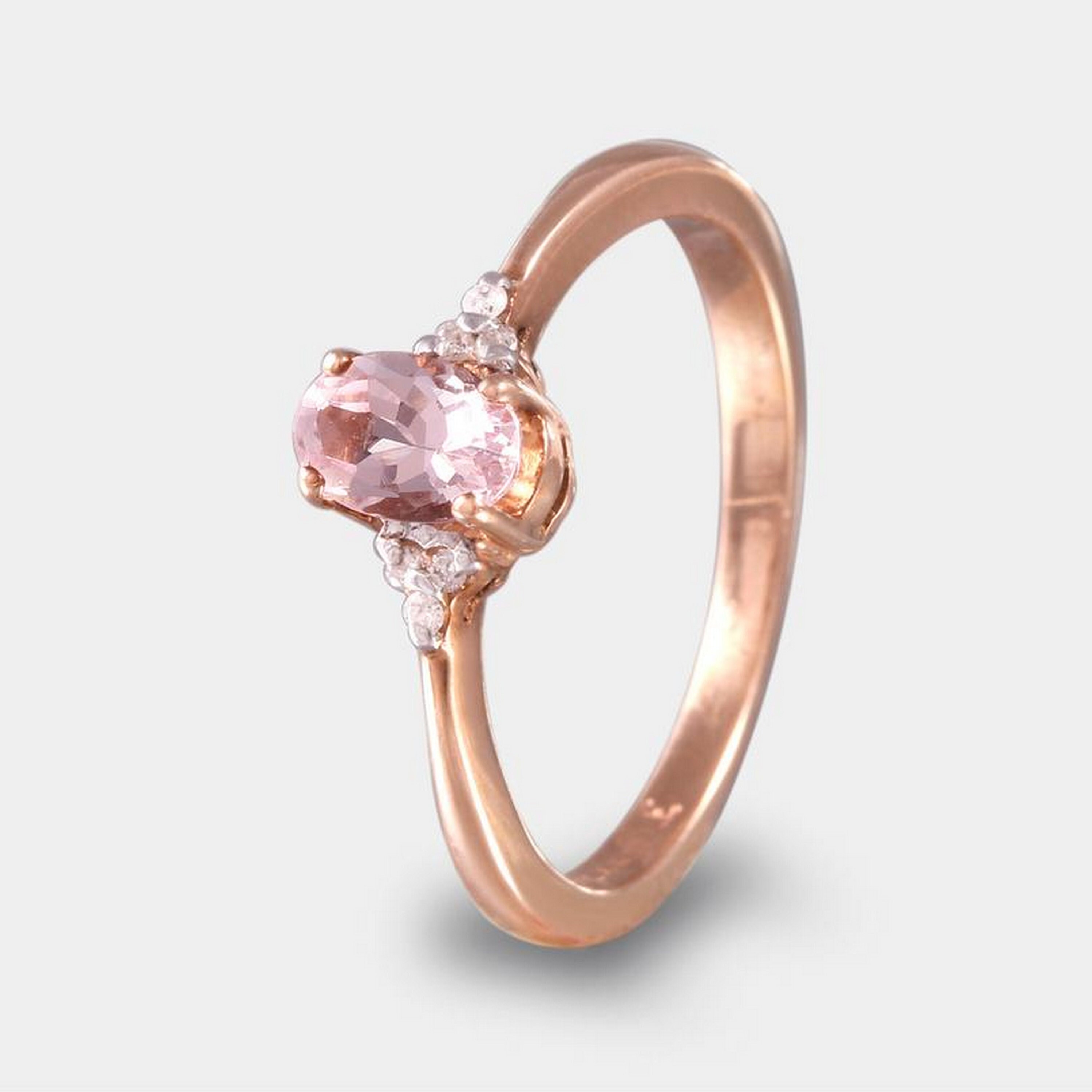 Rose Quartz Ring 925 Sterling Silver Minimalist Ring Etsy